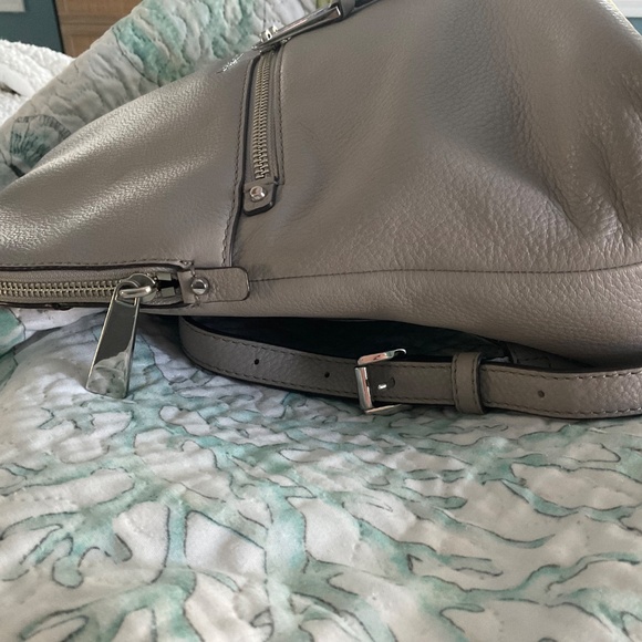 Michael Kors gray leather backpack - Picture 3 of 10